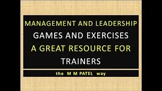 056   MANAGEMENT AND LEADERSHIP GAMES   FILL IN THE BLANKS USING CLUES GIVEN
