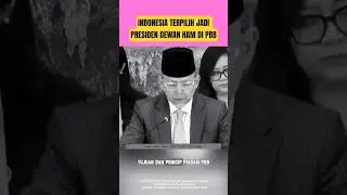 Indonesia terpilih jadi presiden dewan ham PBB,pidato pertama saat jadi presiden HAM PBB.#indonesia