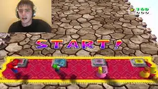 Mario Party minigames in a nutshell - Sweaty Speedrunner meme