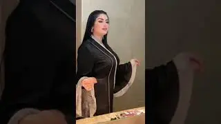 Black Dress by Plus Size  arabic Girl