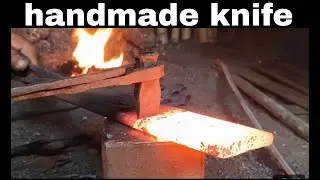 I Made a billhook knife  from Mild spring.