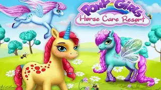 Fun Pony Hair Salon - Pony Girls Horse Care Resort - Animal Hair Style & Dress Up Games For Girls