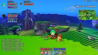 CubeWorld | Serie cooperativa online con Juanito #4 | completando mazmorra, luego jefe gigante