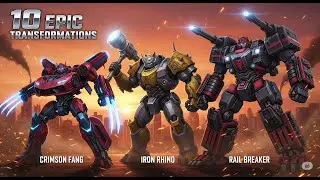 🔥 10 EPIC Vehicle-to-Robot Transformations 🚀 Ultra CGI Mecha Anime Cinematic (Veo3)
