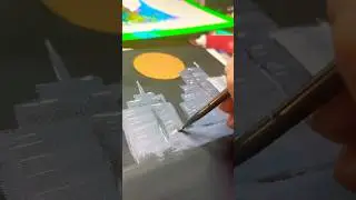 Painting building #shorts #subscribe #building #painting #art #drawing #colors #youtubeshorts