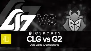 Highlights: CLG vs G2 (Worlds 2016 Day 5)