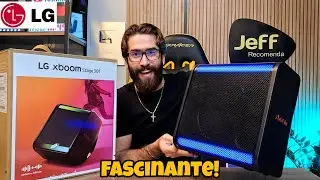 Caixa de som LG XBOOM STAGE 301 120W By Will.i.am: FIM DA LINHA PRA JBL ENCORE 2! (UNBOXING)