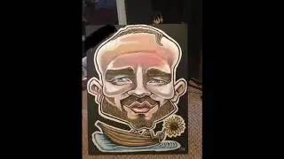 Caricatures I was commissioned to paint .
