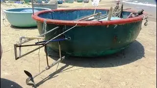 Thung Chai Runde Fischerboote Vietnam's basket boats thung chai basket boat Thung Chai Boat