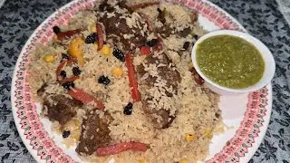 Afghani Kabuli Pulao Ki Authentic Recipe | Afghani Pulao- National Dish Of Afghanistan | Uzbek Pilaf