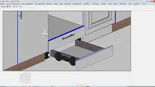 Выдвижной ящик под цоколь TROLLEY SYSTEM