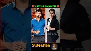 South Indian actor Vijay Thalapathy full Family Members ❣️ #vijaythalapathy #vijay #family #shorts