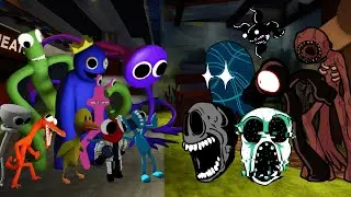 All Doors VS All Rainbow Friends - Friday Night Funkin' (Roblox Doors, Roblox Rainbow Friends)