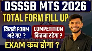 DSSSB MTS  Total Form Fill UP 2026 | DSSSB MTS New Vacancy 2026 | DSSSB MTS Form Filling | Akash Sir
