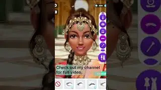 Indian dress up and makeup || mobile game