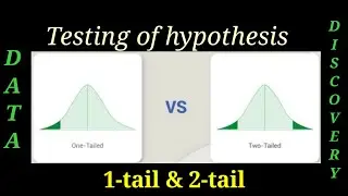 Testing of Hypothesis | One-tail & two-tail test | Statistics | Python | Data Science