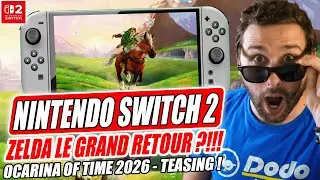 NINTENDO SWITCH 2 : ZELDA OCARINA OF TIME 2026 😱 LE TEASING EST FEROCE !!