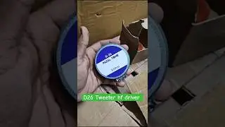 Pazal Tone d26 hf driver DJ Tweeter