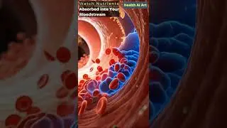 How Nutrients Enter Your Bloodstream | Health AI Art | 04