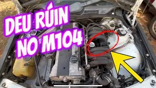 Tampa da válvula de ar no coletor do M104, quebrou !
