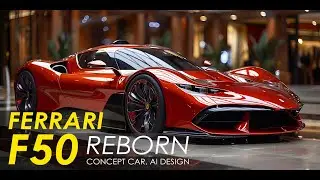 Ferrari F50 Reborn Concept Car, AI Design