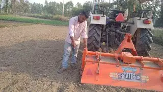 रोटावेटर से जोताई करते समय खेत में लाइन ना बने किस तरह करे जोताई