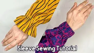 How to Sew Elastic Sleeves | 2 Easy Sleeve Styles for Beginners