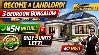 3 Bedroom Detached Bungalow for Sale in Ibeju Lekki Lagos | ₦5M Initial | C of O