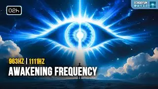 The Frequency of Spiritual Ascension | 963Hz + 1111Hz + Gamma | Binaural for Higher Consciousness