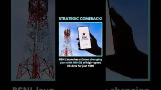 BSNL is Back! 400GB High-Speed 4G Data for ₹400 | Best Budget Plan? #bsnl #comeback #speed #4g #5g