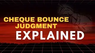 Cheque Bounce Judgment Explained | NI Act Latest Update #breakingnews #law