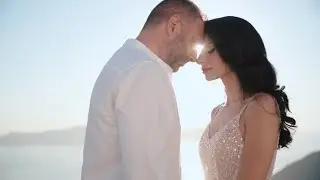 Cinematic Wedding trailer in Santorini