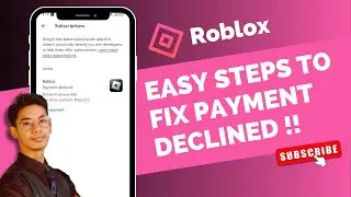 How to Fix Payment Declined Roblox !