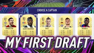 MY FIRST FIFA 21 FUT DRAFT! 🥳 - FIFA 21 Ultimate Team
