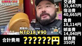【全額公開🇵🇭🇹🇼💰】フィリピン＆台湾旅行で使ったお金、全部出します｜交通費・宿泊・食費・娯楽・雑費