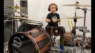Five Finger Death Punch  &ldquo;Wash It All Away&rdquo; DRUM COVER Alessandro Massimo 7 years old 🔥🔥🔥