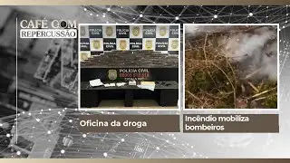 Oficina da droga | Incêndio mobiliza bombeiros