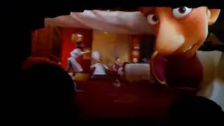 EPCOT Disney Remy's Ratatouille Adventure Ride Slow motion No sound Orlando Florida