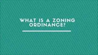 What Is A Zoning Ordinance?