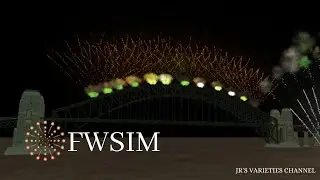 Sydney Fireworks 2021: We Are One - FWsim