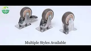 Tested Approved! Mini TPR Swivel Casters - Low Noise Smooth Rolling, Must-Have for Home