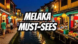 🇲🇾 Melaka Travel Guide: Must-See Spots at Jonker Walk, Stadthuys & Night River Views!