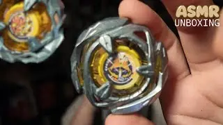 ASMR Satisfying Beyblade X Unboxing | Arrow Wizard & Scythe Incendio (Whispered)