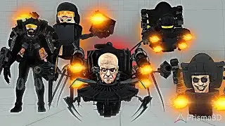 Upgraded Fan-Made Skibidi Toilet Pack || Skibidi Toilet Prisma 3d 