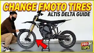 How to change your emoto bike tires? Step by step guide - Altis Delta Tutorial