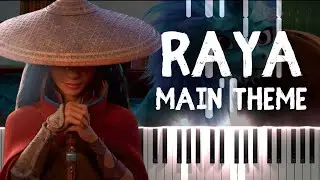 Raya and the last dragon Main Theme: Lead the way - Piano Tutorial (+SHEETS)