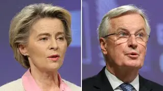 'The clock is no longer ticking': Ursula von der Leyen and Michel Barnier make statement after deal