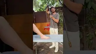 Foot vs Pressure Washer
