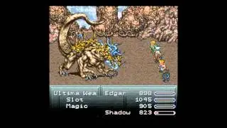Final Fantasy VI - Joker Death on Bosses - Ultima Weapon