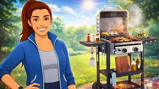 R W Flame G20B Propane Gas Grill | Amazon’s best small compact grill | full review 